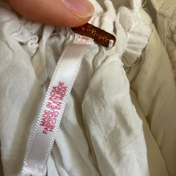 Free People Forever Favorite Mini Ivory sz L - Picture 6 of 11